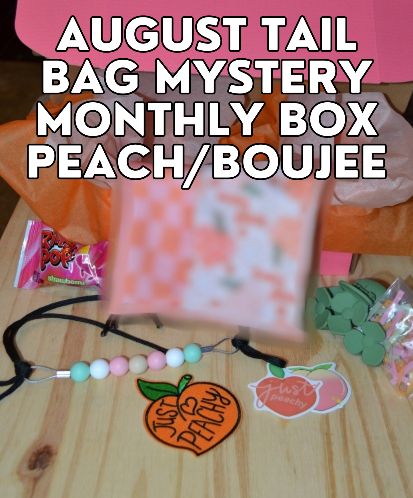 Peach Tail Bag Box