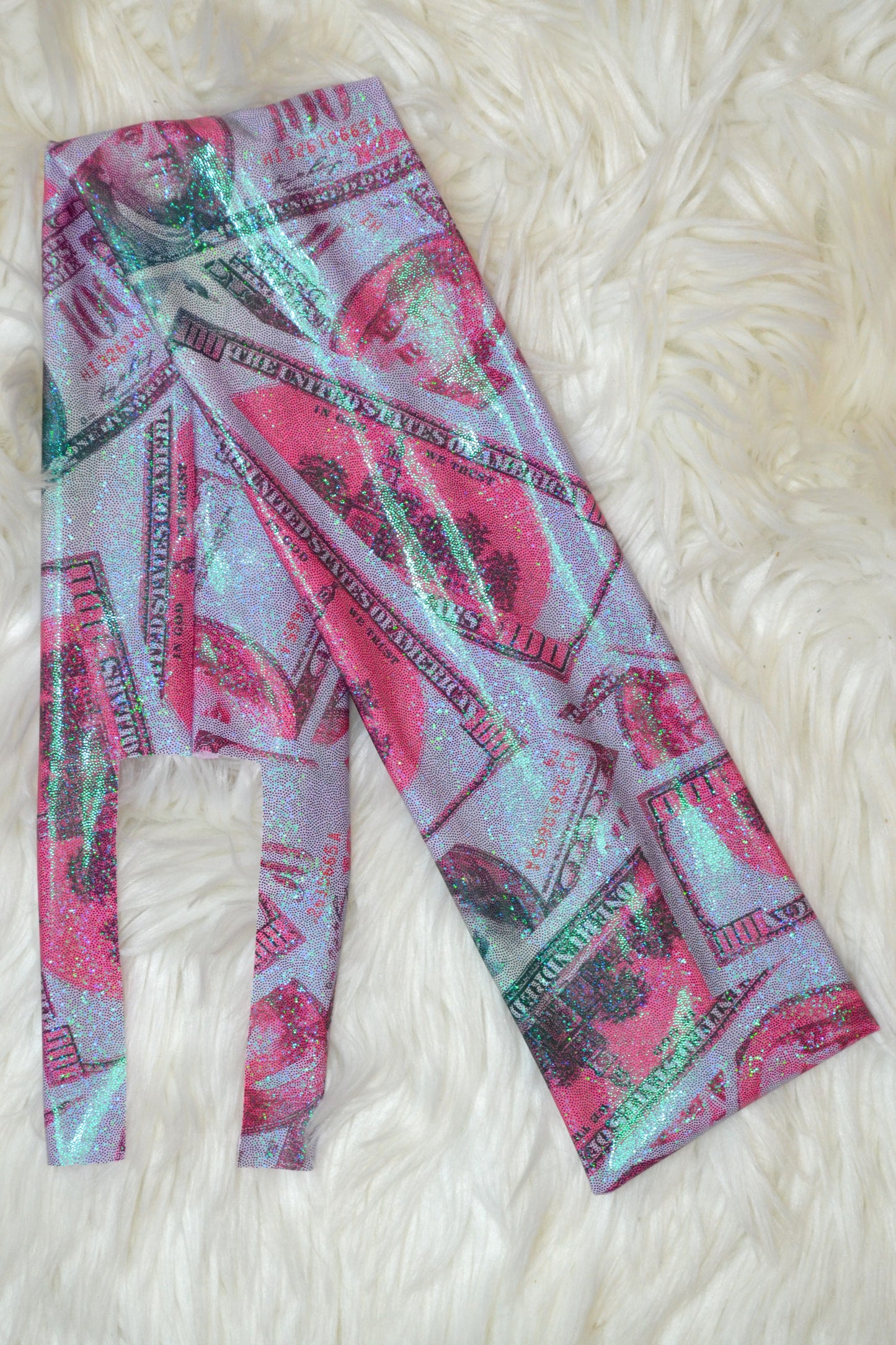 Pink Money Tail Bag Holographic