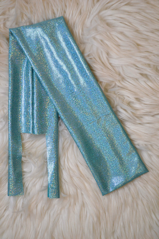 Mint Teal Tail Bag Holographic