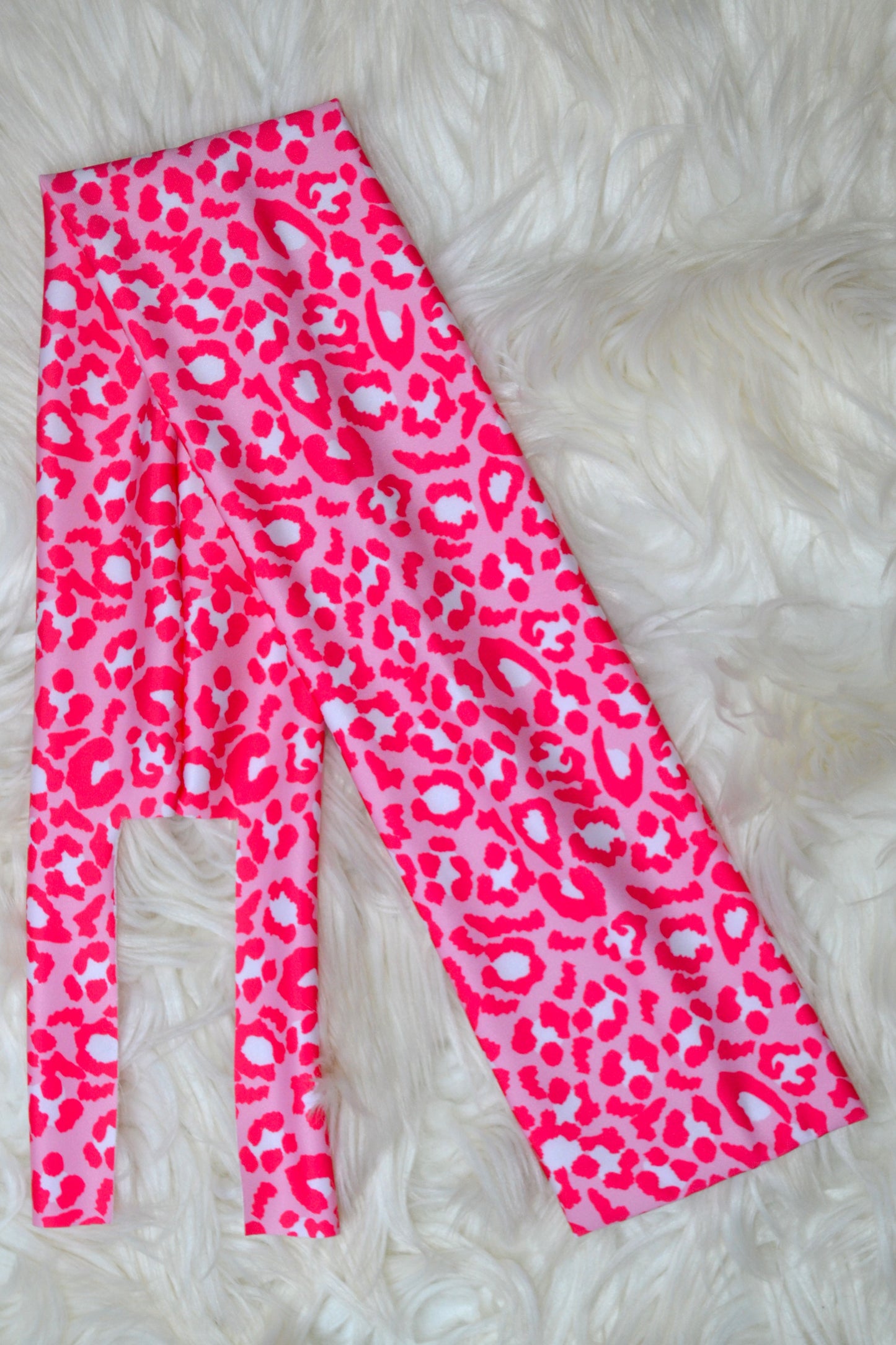 Pink Cheetah Tail Bag