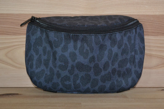 Black Cheetah Saddle Bag