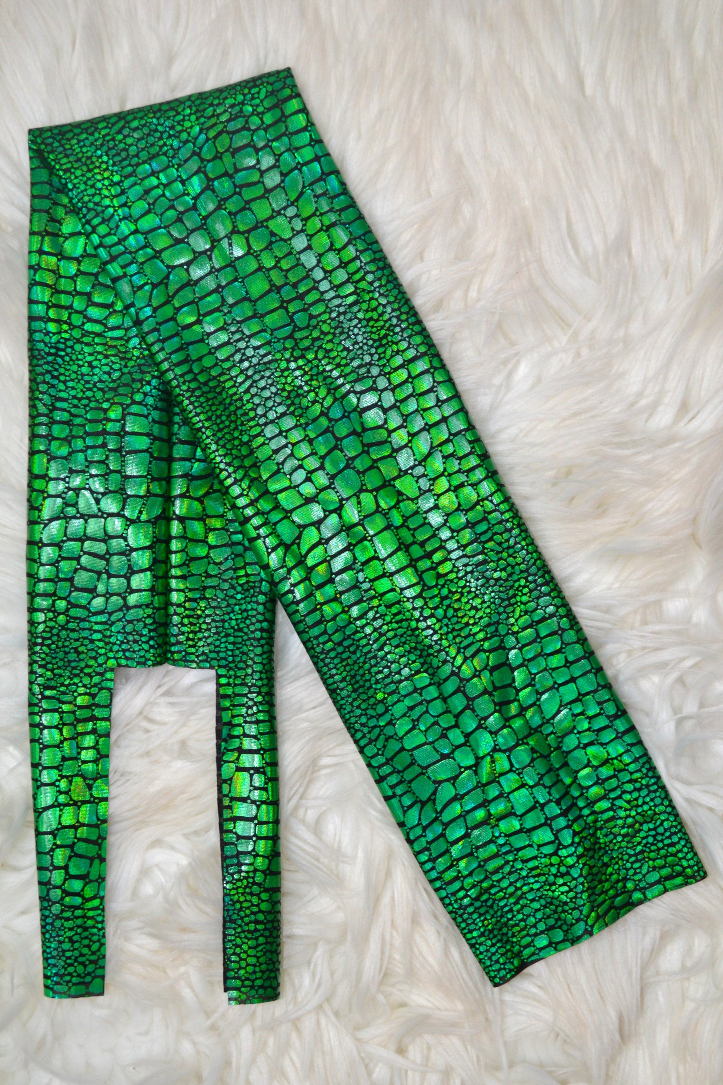 Green Gator Shimmer Tail Bag