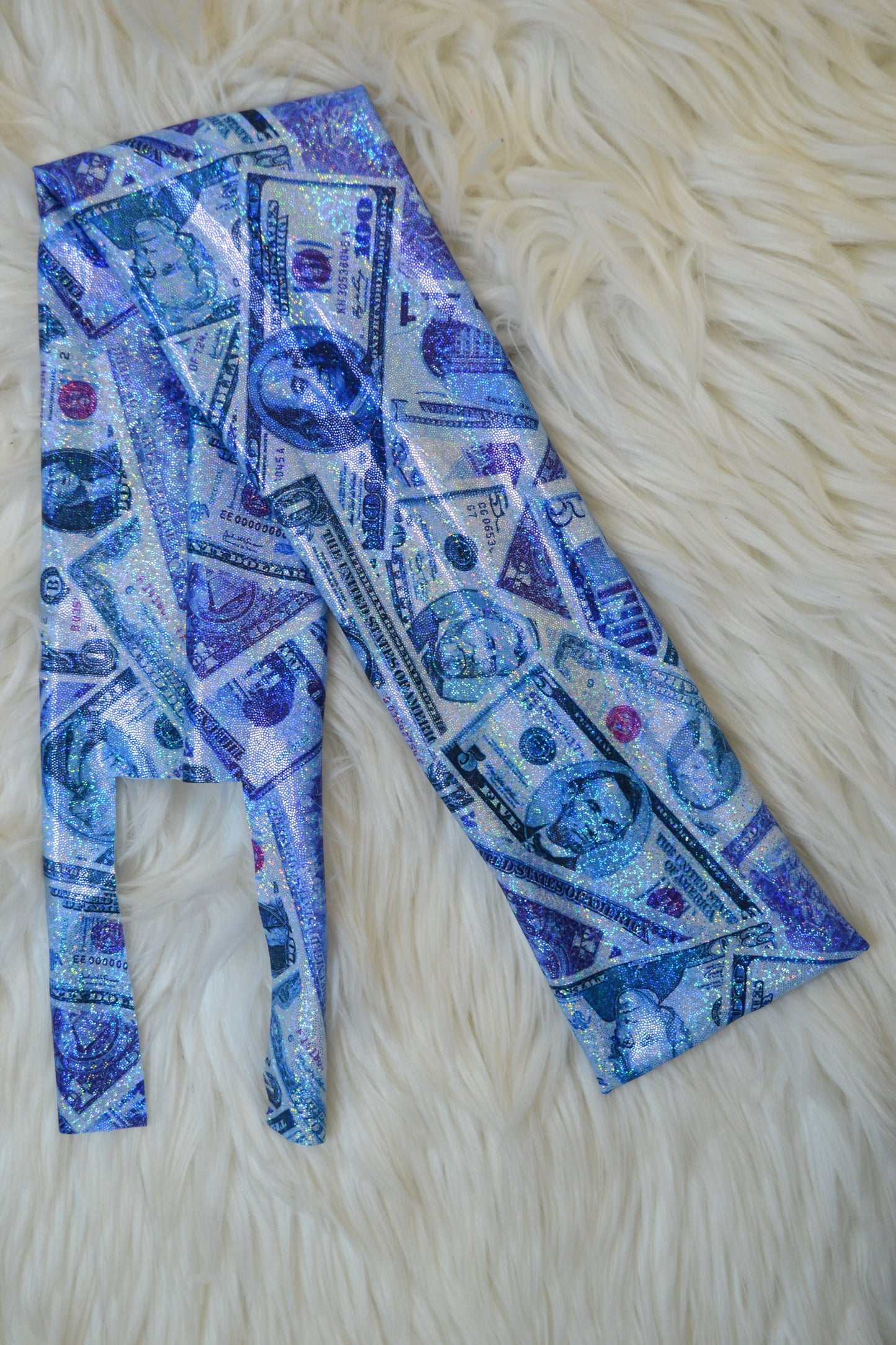 Blue Money Tail Bag Holographic