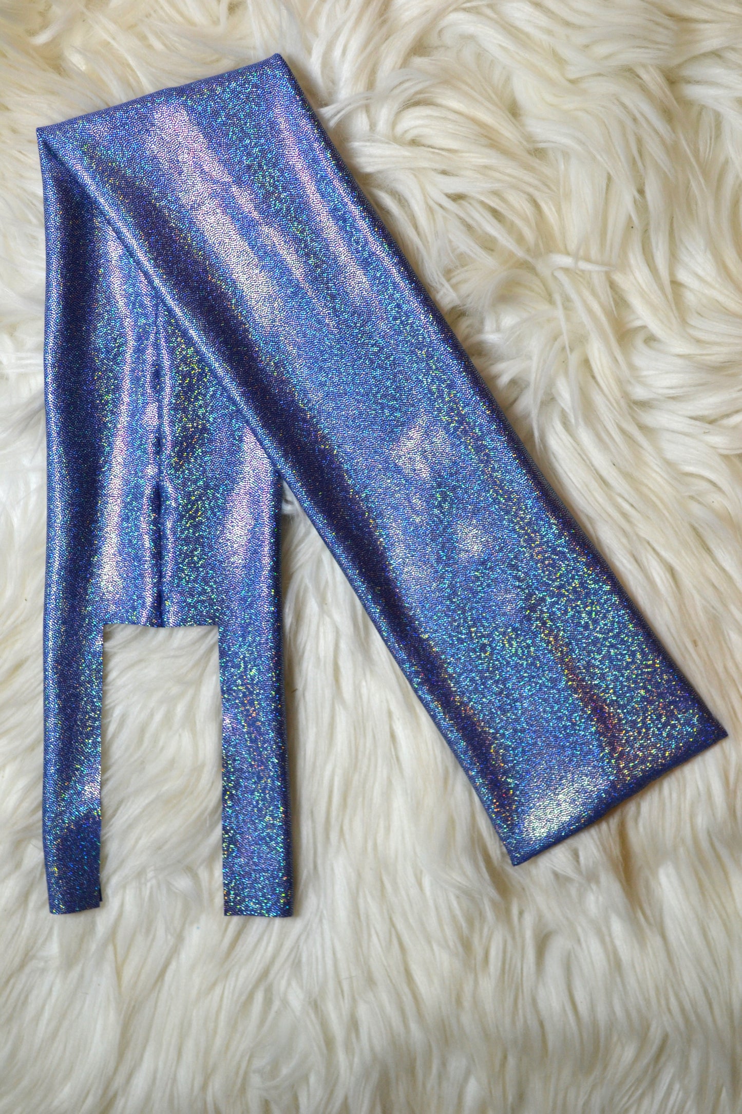 Royal Blue Holographic Tail Bag