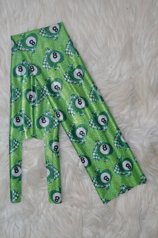 Green 8 Ball Spades Tail Bag Holographic