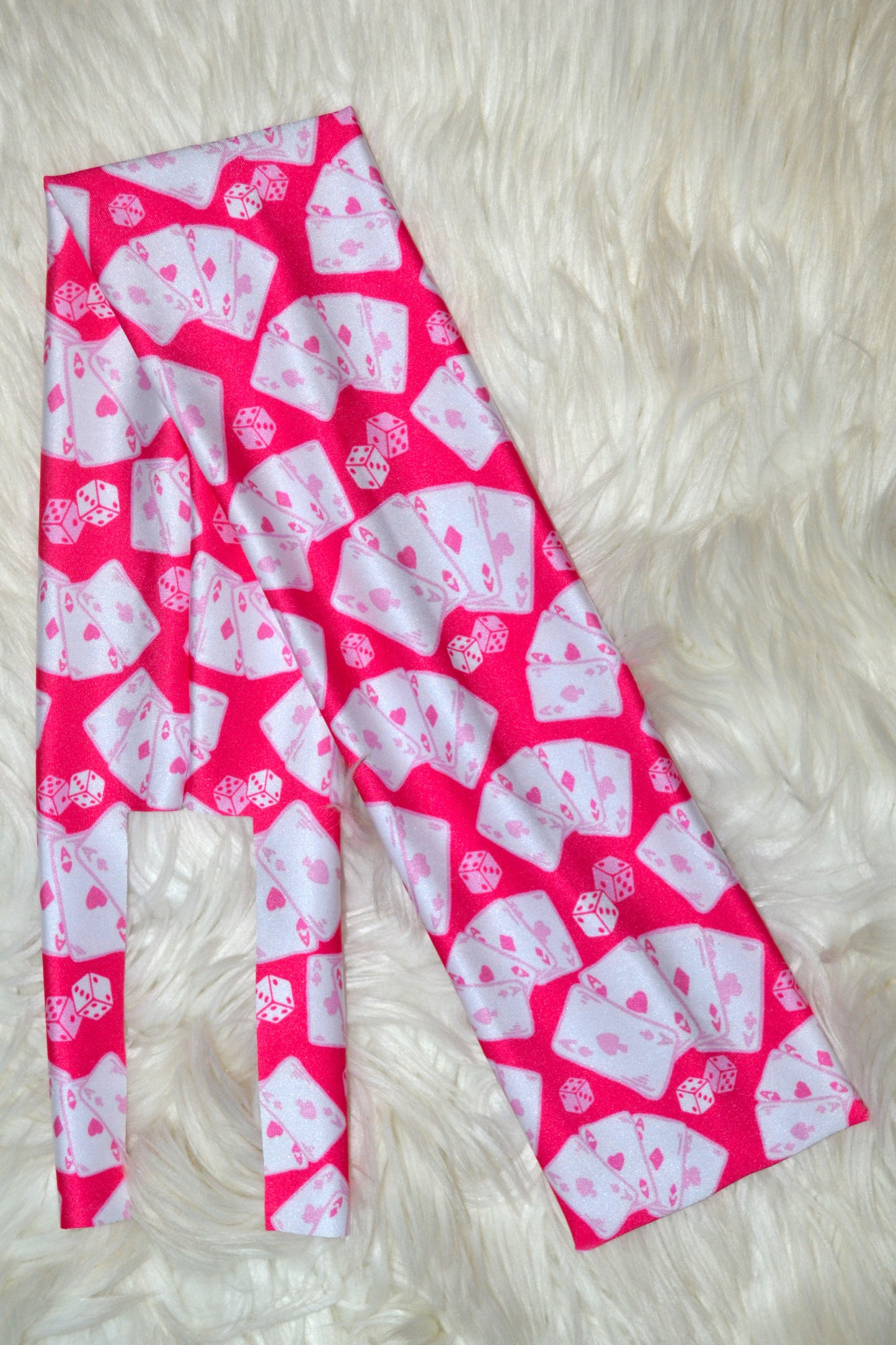 Playing Cards Pink Tail Bag