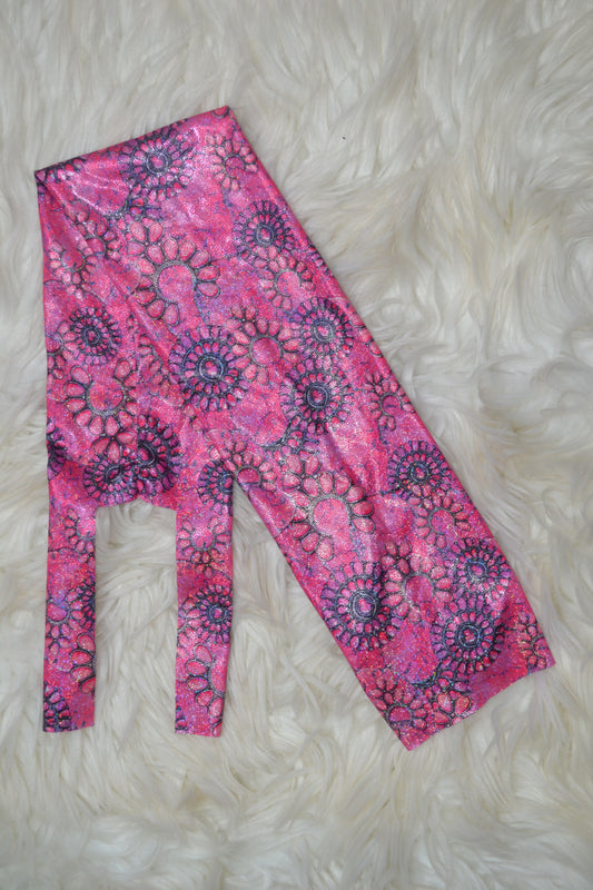 Pink Cowgirl Jewels Tail Bag Holographic