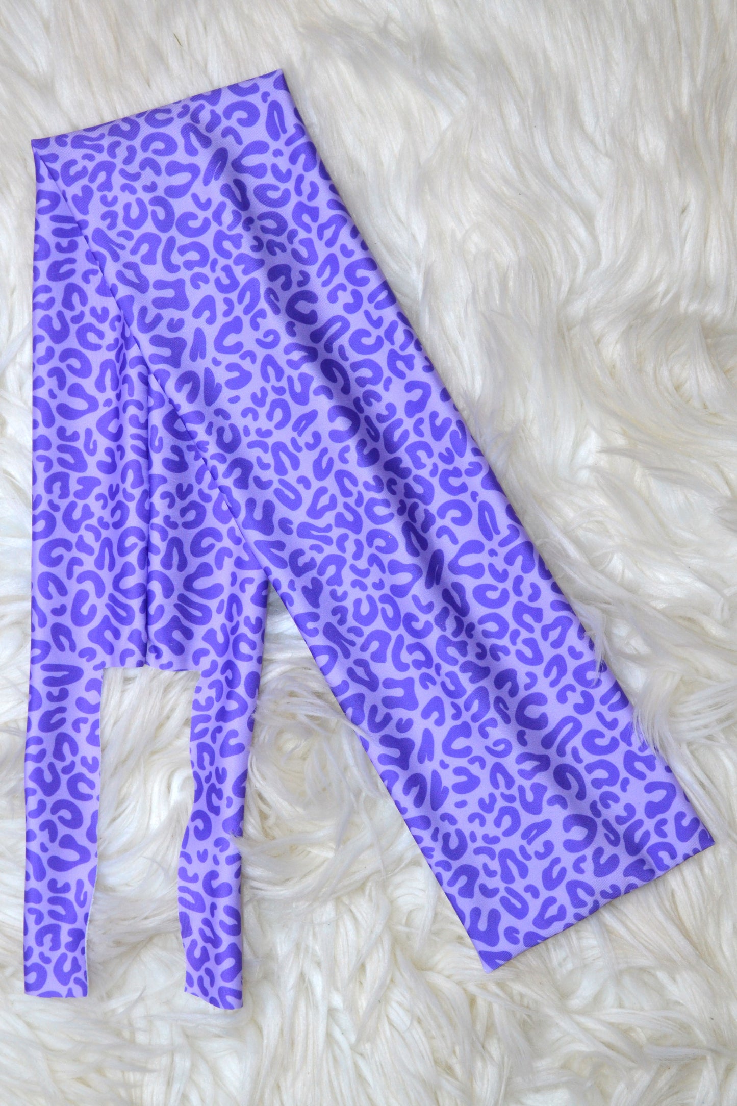 Purple Cheetah Tail Bag