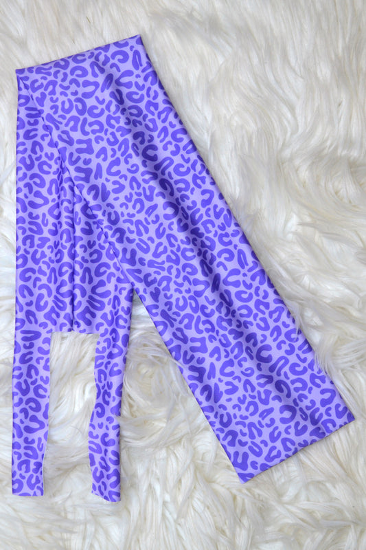 Purple Cheetah Tail Bag