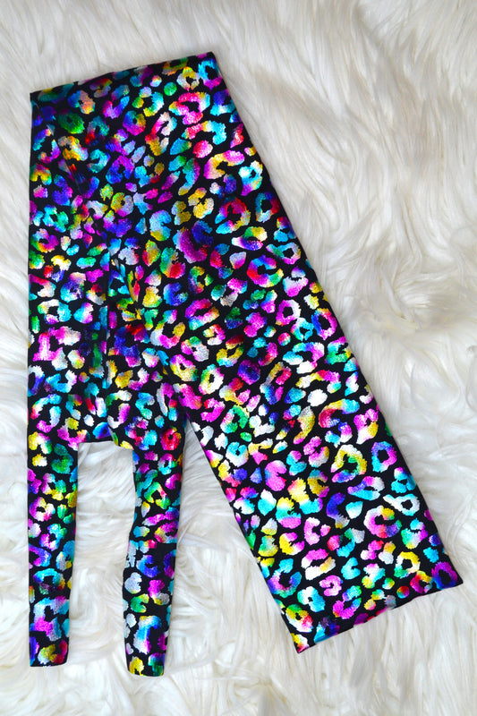 Rainbow Cheetah Tail Bag