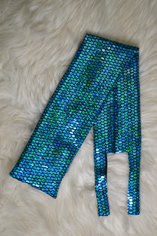 Teal Eliza Tail Bag Holographic