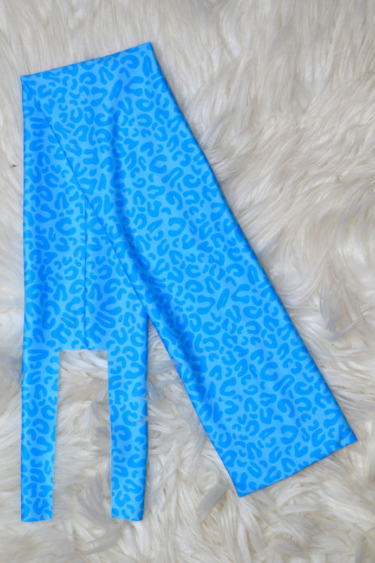 Blue Cheetah Tail Bag