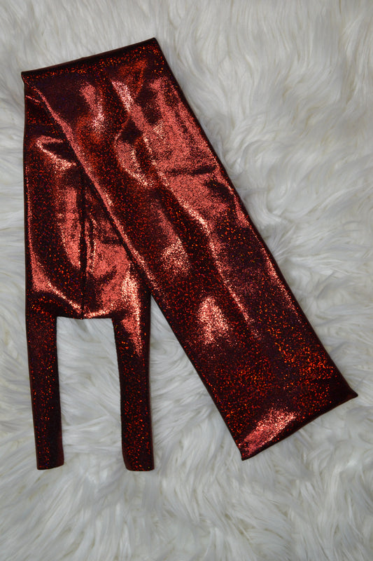 Ruby Slipper Burgundy Holographic Tail Bag