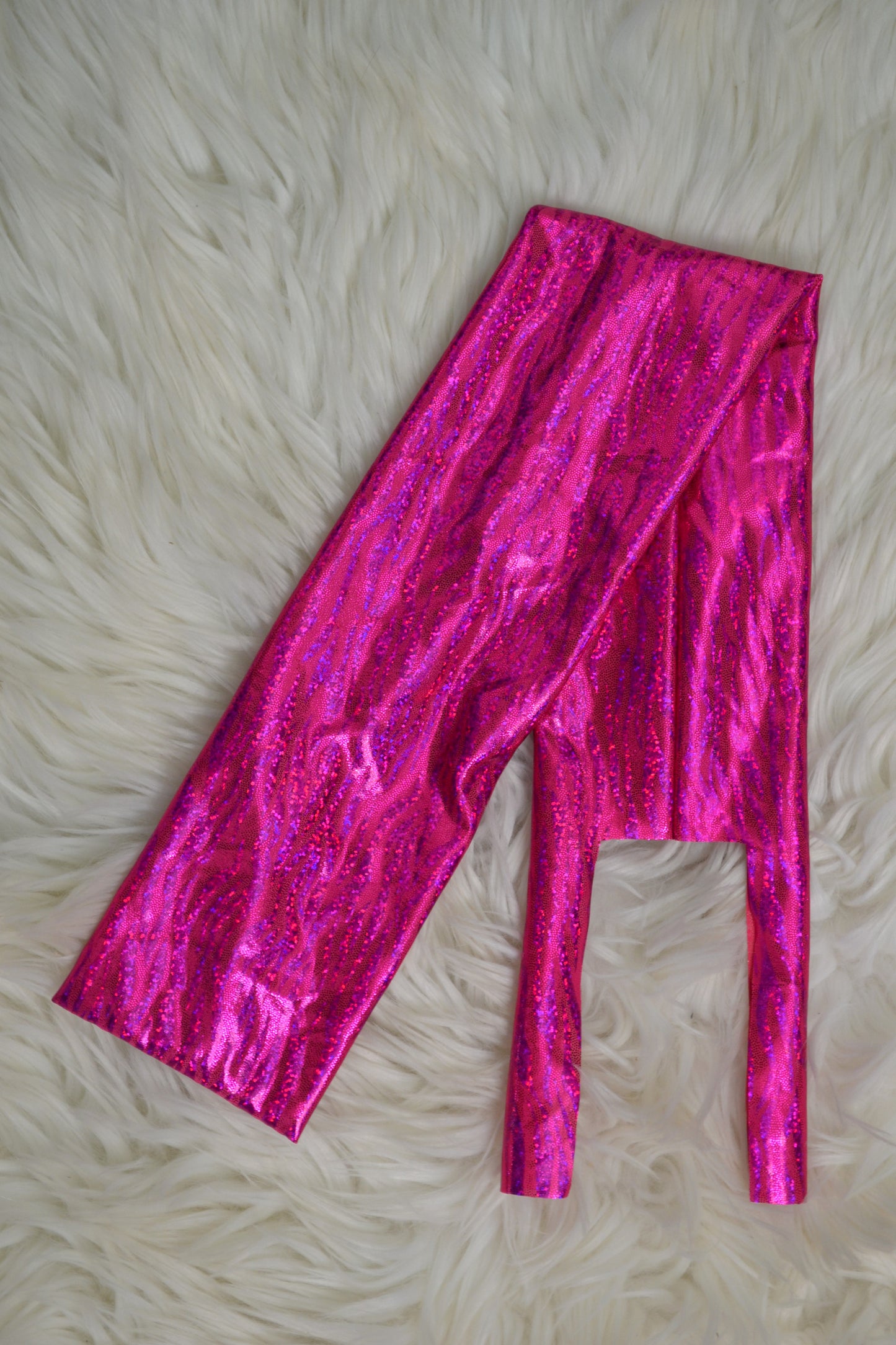 Pink Flames Tail Bag Sparkle Shimmer