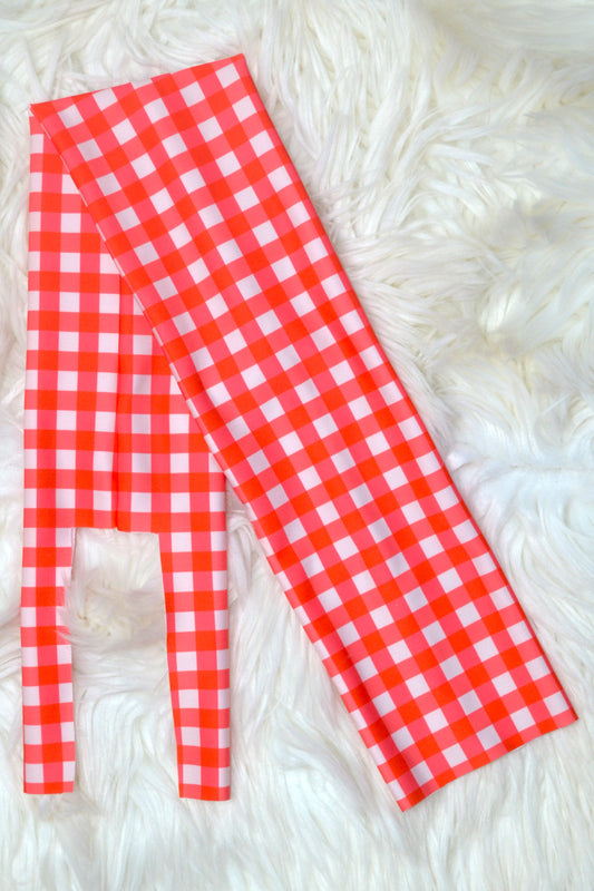 Red Gingham Tail Bag