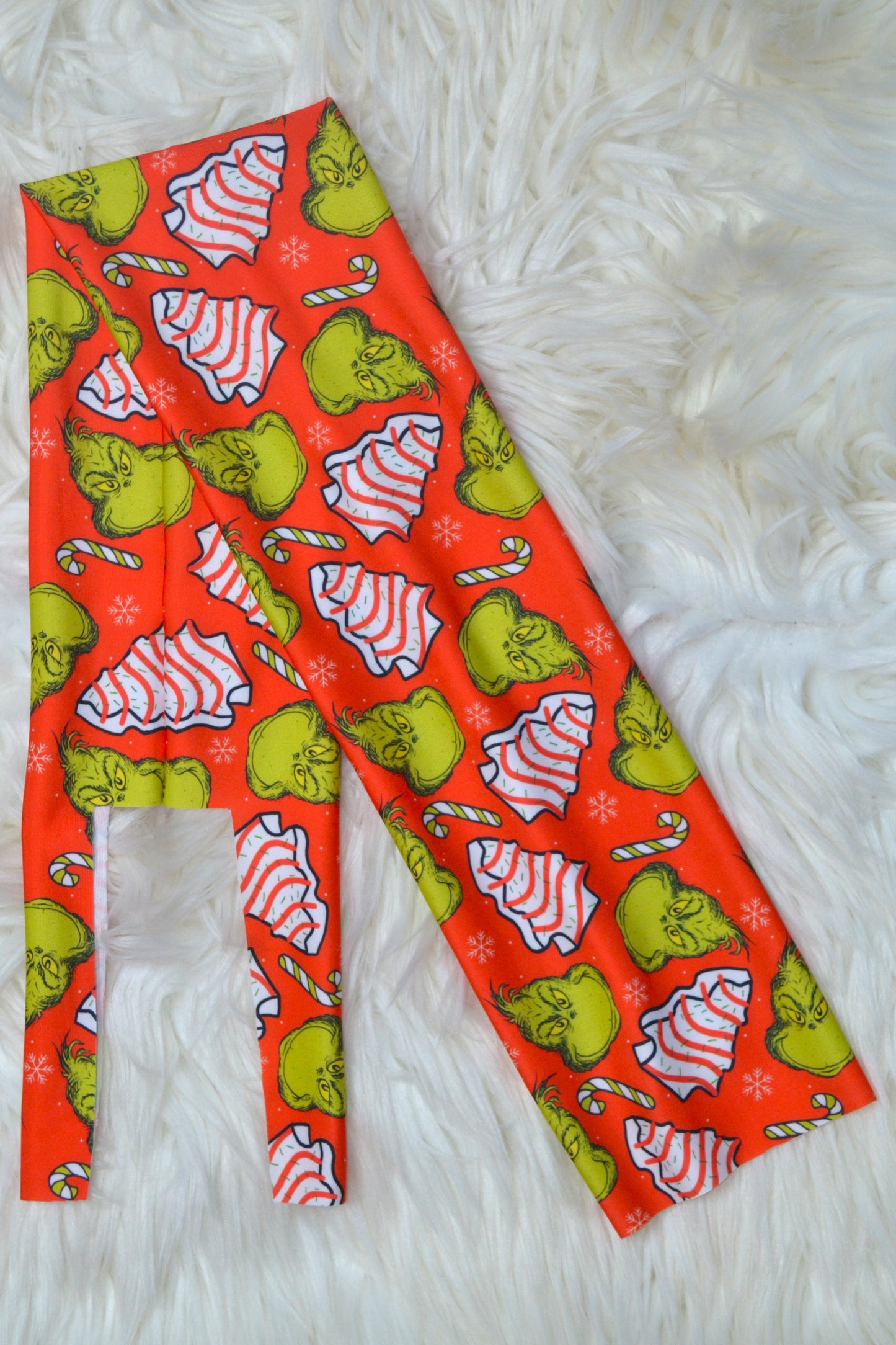 Xmas Guy and Cakes on Red Tail Bag