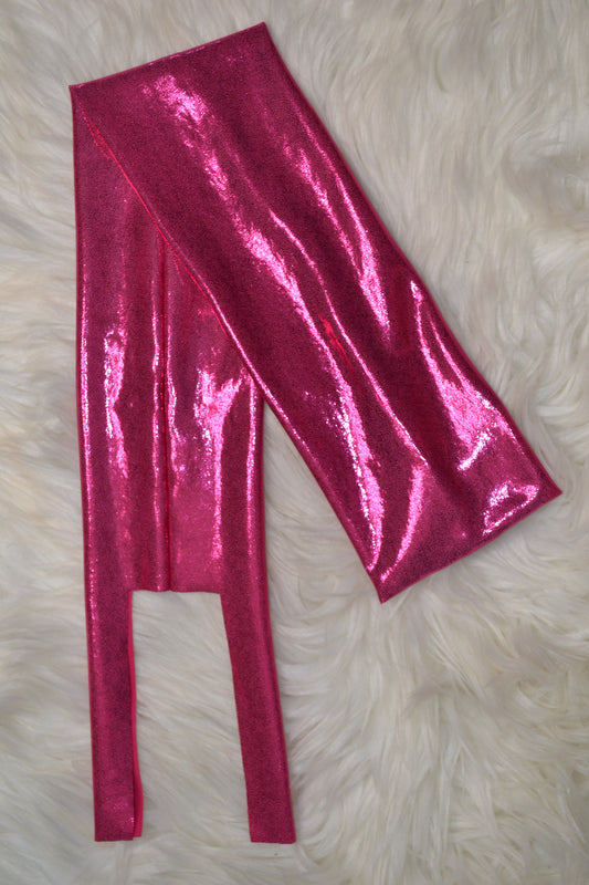 Hot Pink Tail Bag Sparkle Shimmer