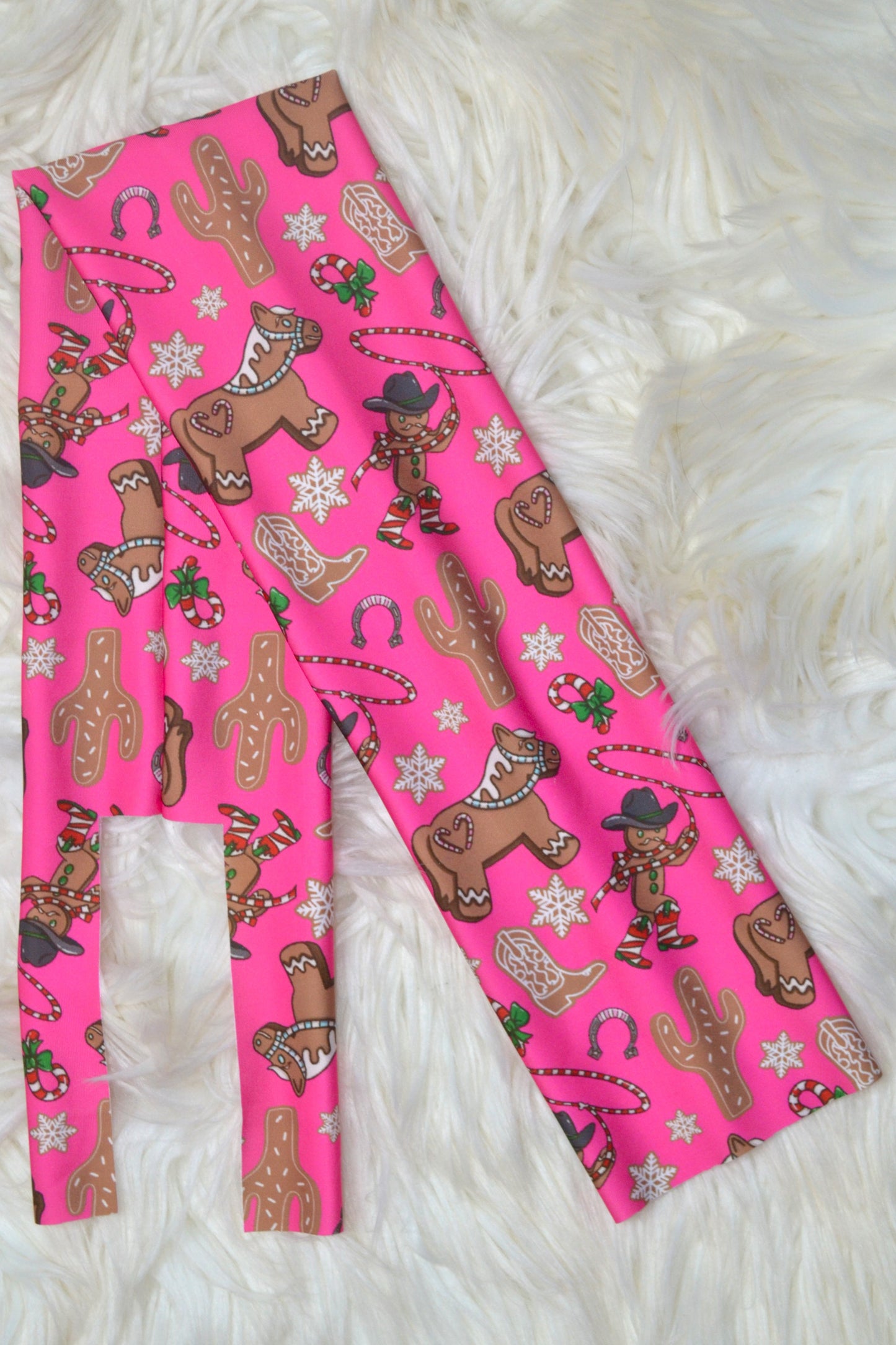 Pink Cowboy Gingerbread Tail Bag