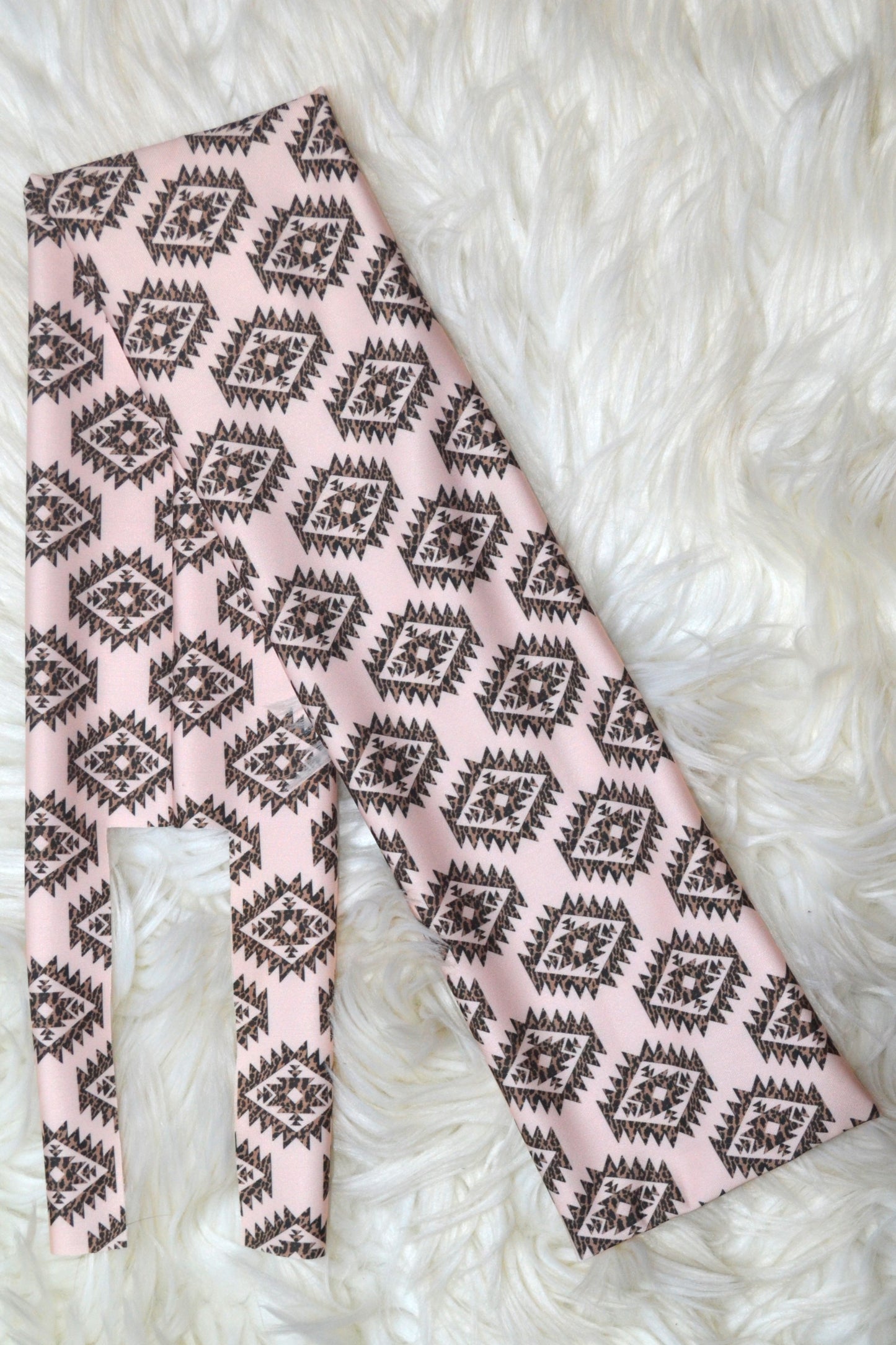 Beige Aztec Tail Bag