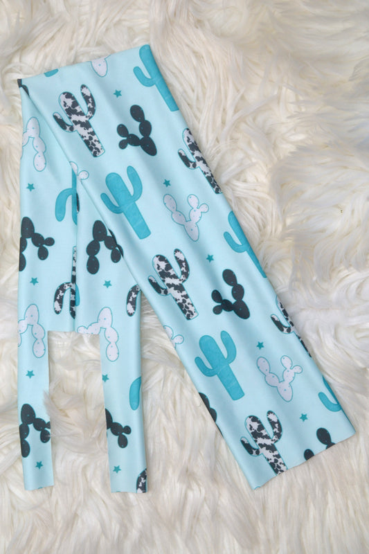 Teal Cactus Tail Bag