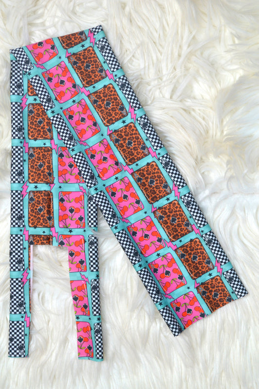 Cowgirl Playing Cards Tail Bag