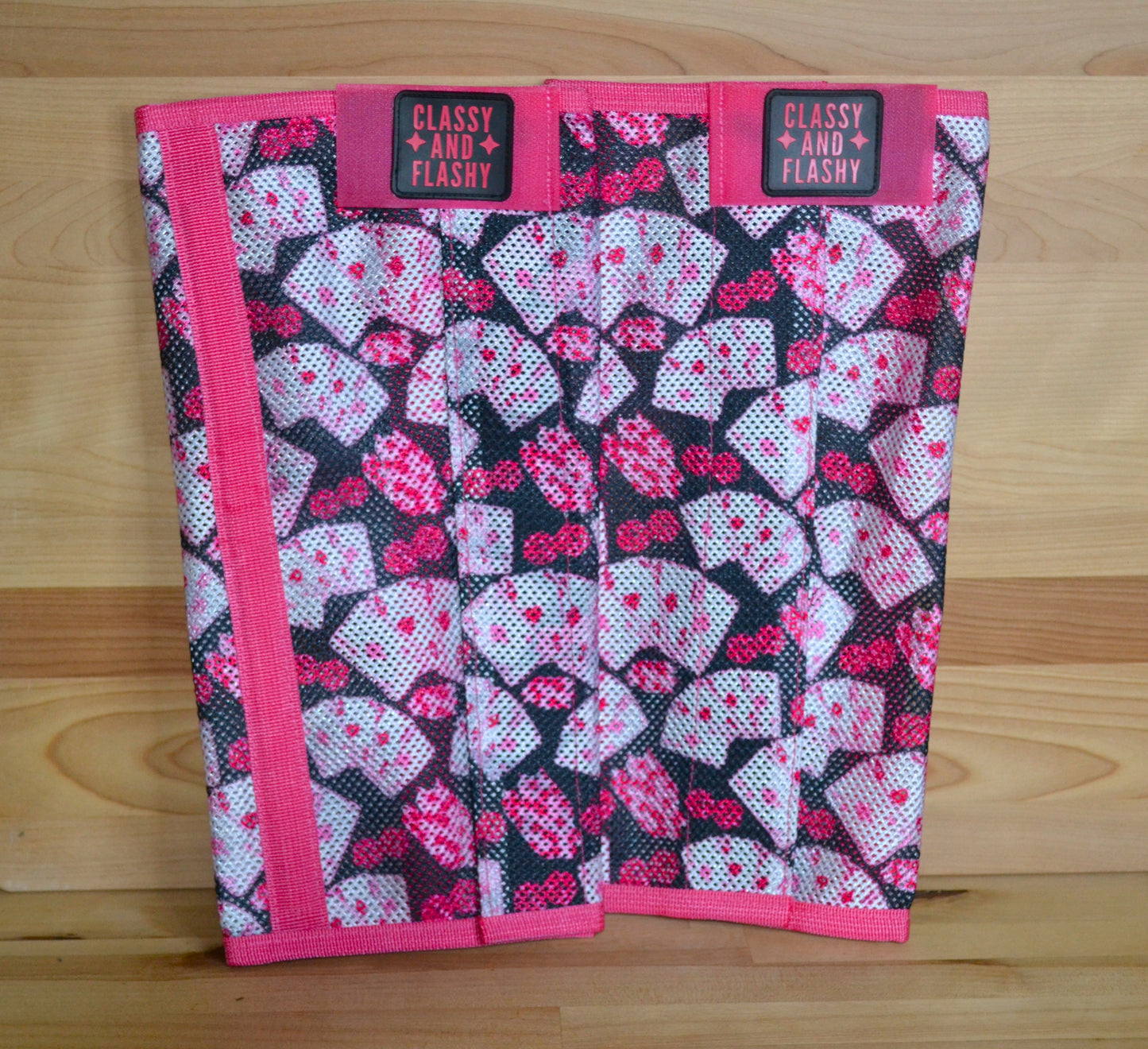 Pink Playing Card Fly Boots