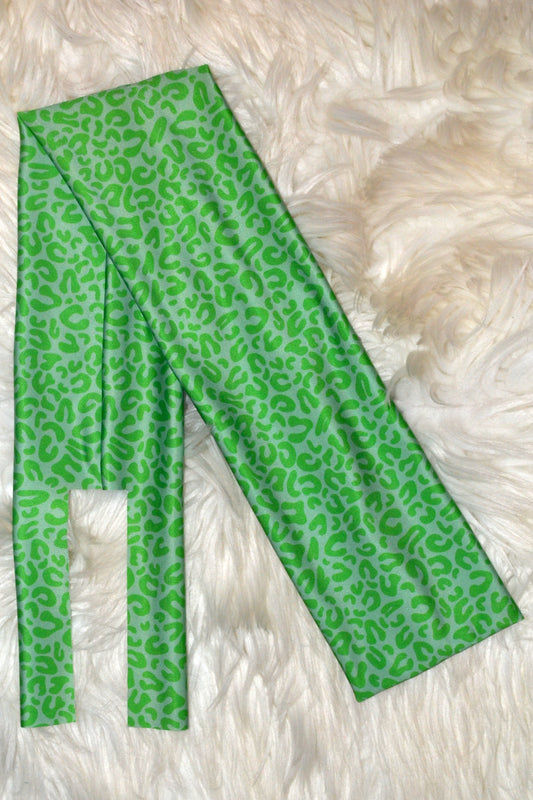 Green Cheetah Tail Bag