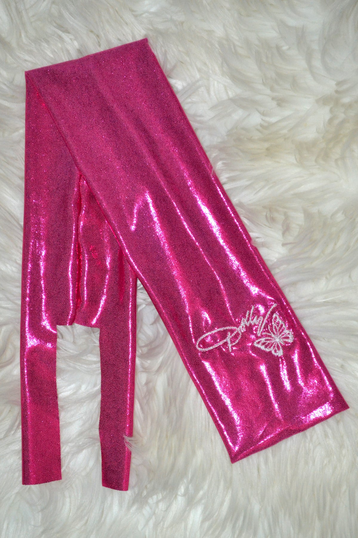 Pink Dolly Tail Bag Sparkle Shimmer