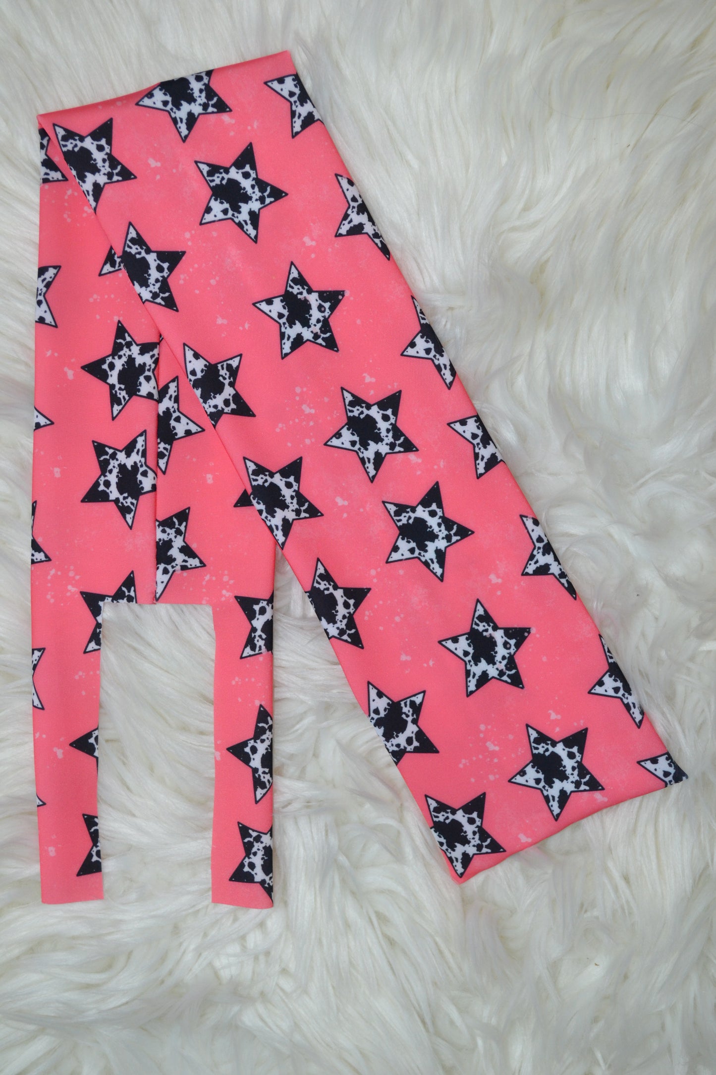 Pink Cow Stars Tail Bag