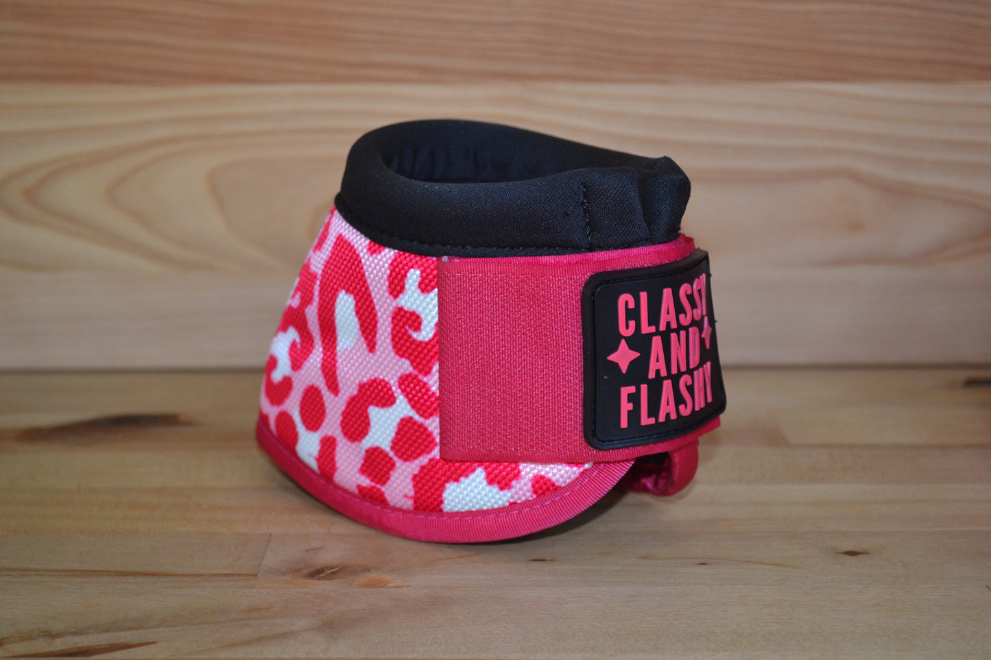 Pink Cheetah Bell Boots