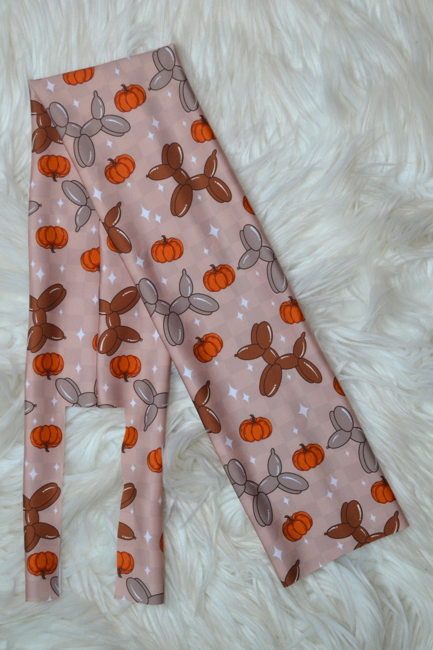 Pumpkin Fall Balloon Dogs Tail Bag
