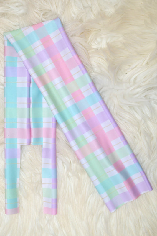 Pastel Plaid Tail Bag