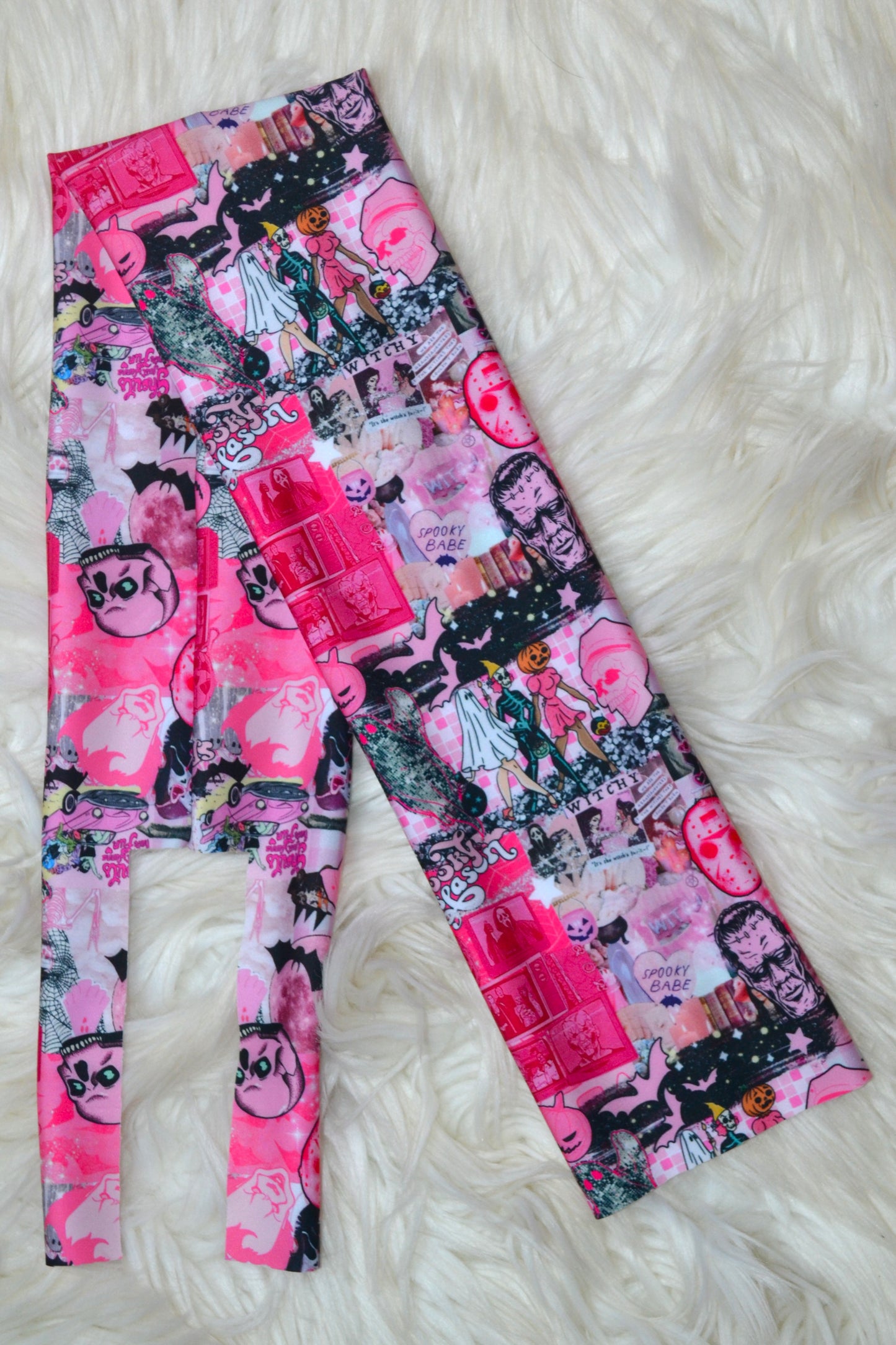 Pink Spooky Season Tail Bag