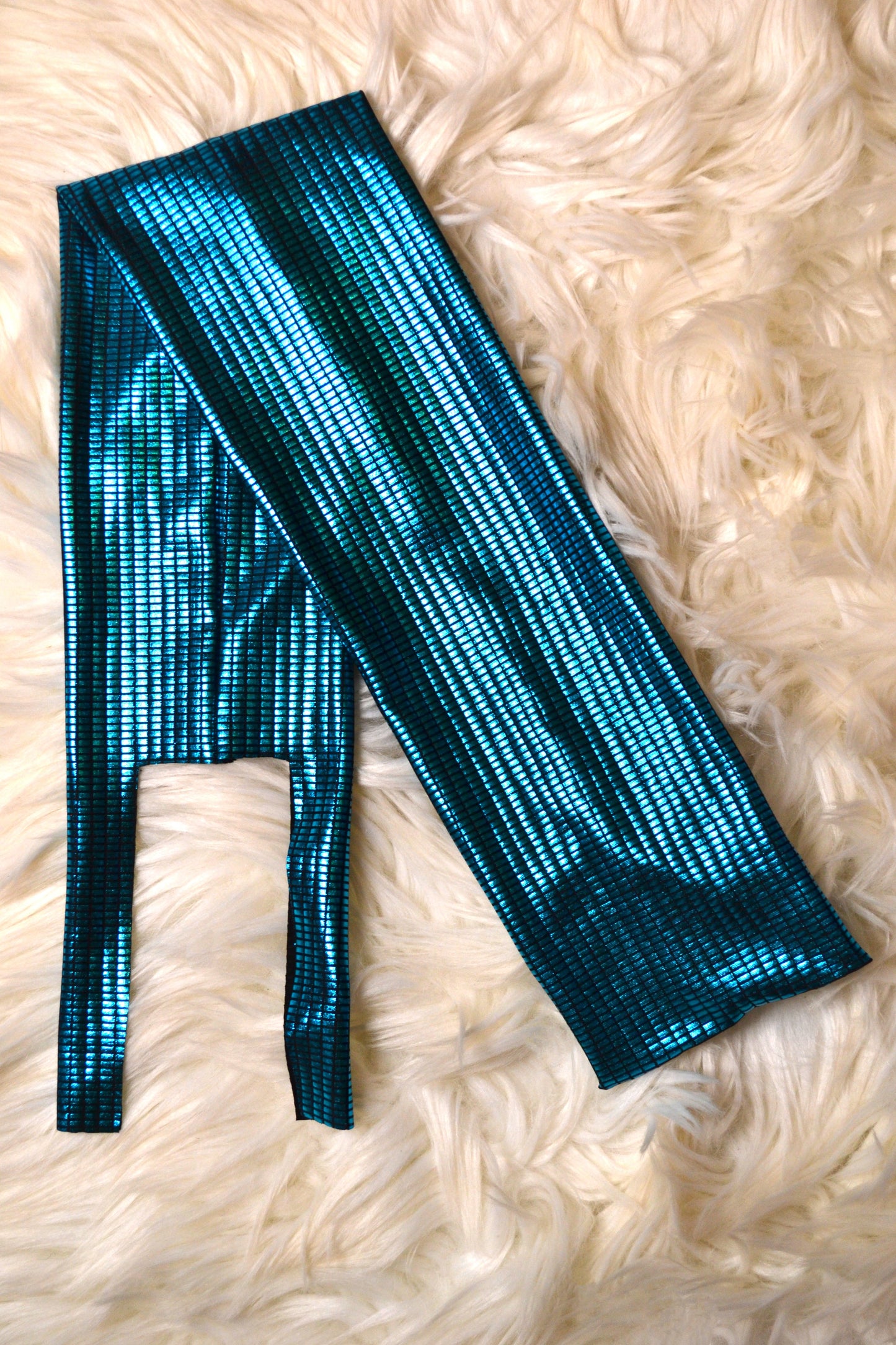 Teal Shimmer Tail Bag