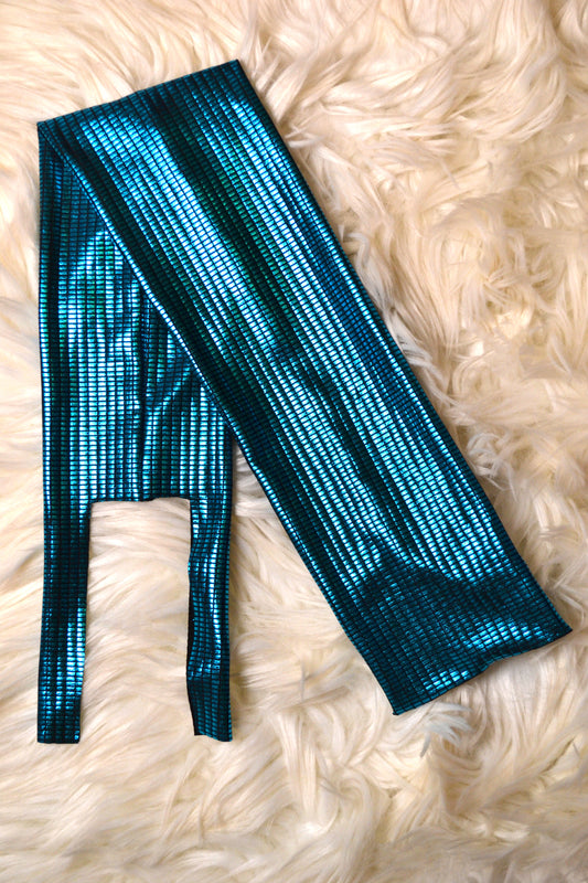 Teal Shimmer Tail Bag