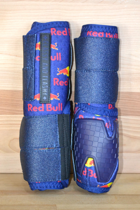 Wings Energy with Blue Sparkle Straps Sport Boots