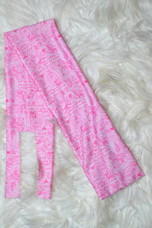 Lord Has Won Pink Tail Bag
