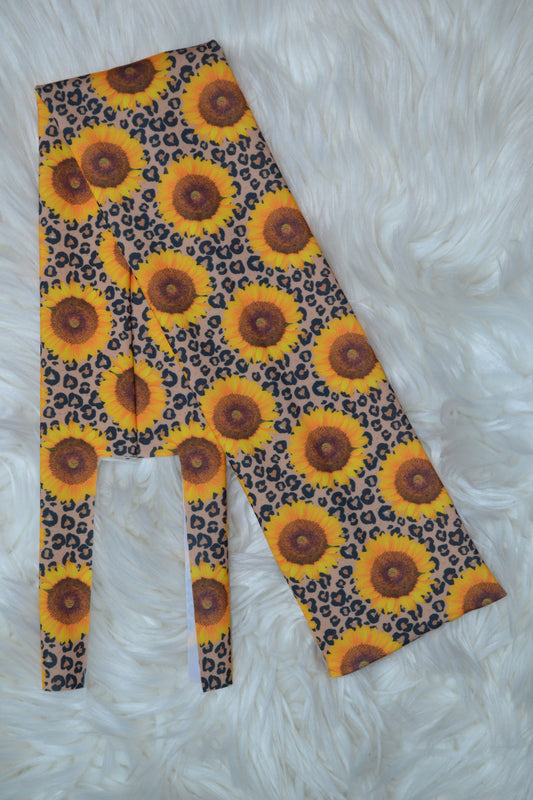 Sunflower and Cheetah Tail Bag