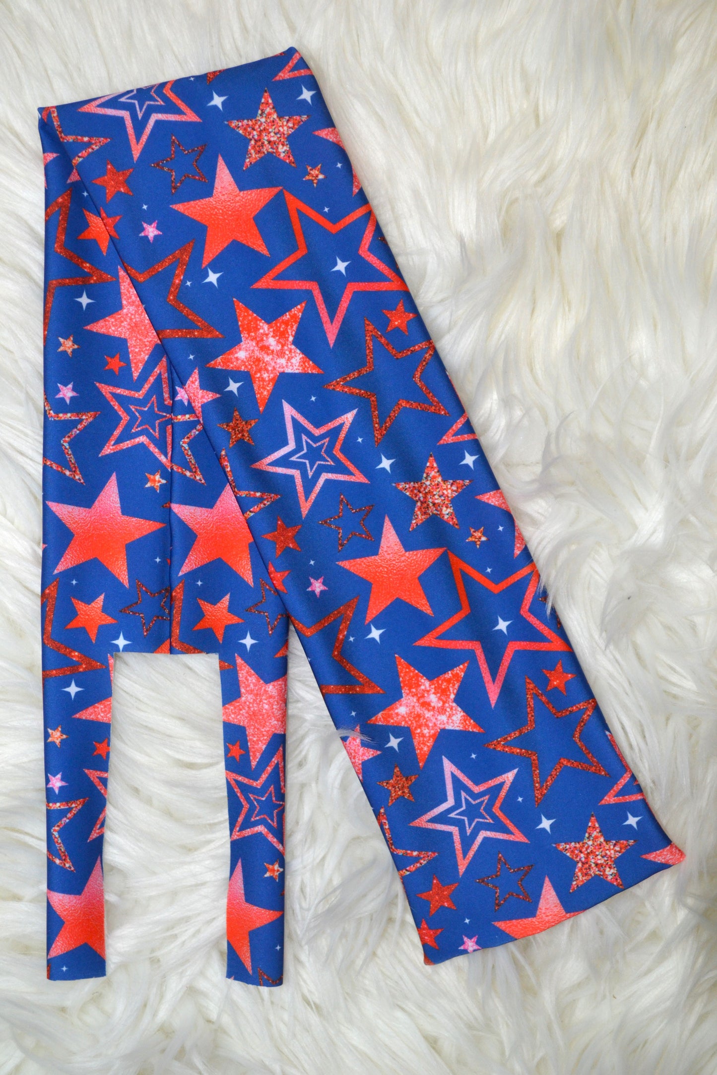 Red and Blue Stars Tail Bag