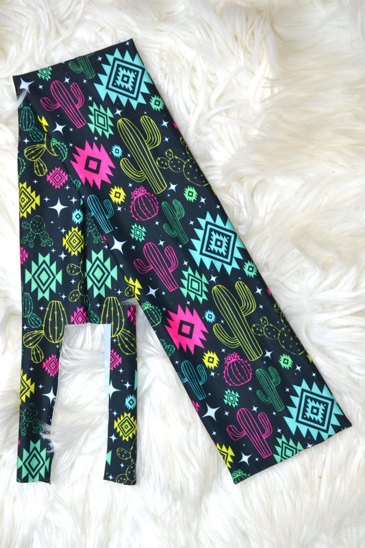 Black Cactus Aztec Tail Bag