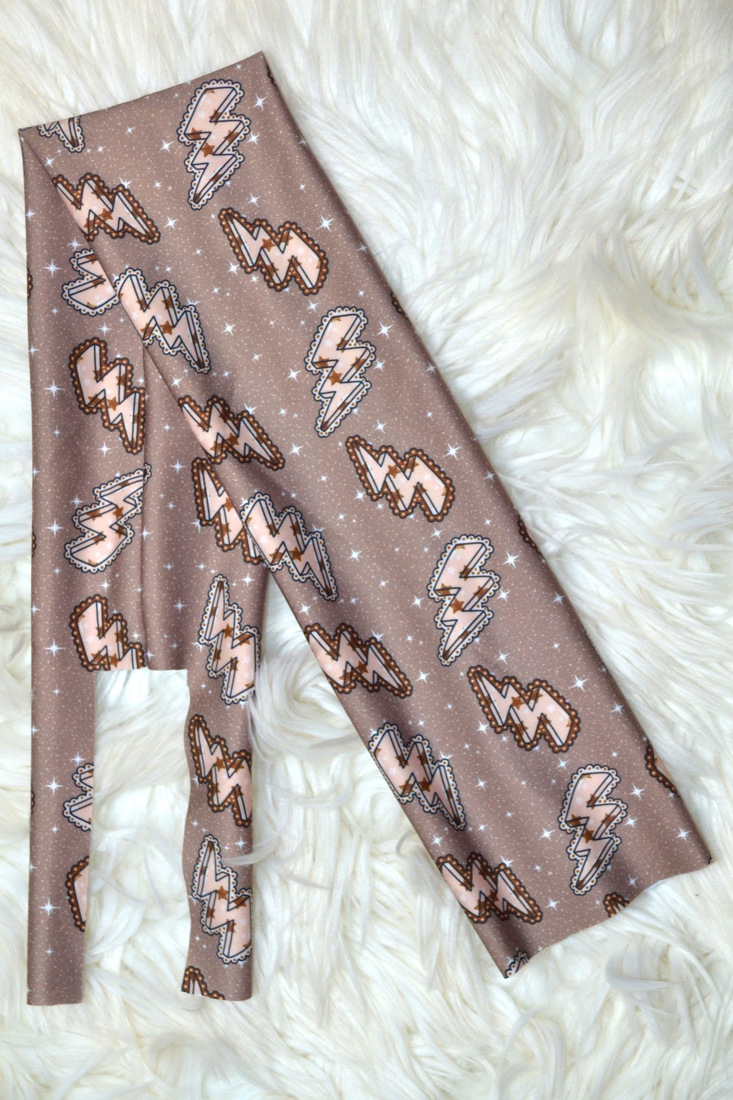 Brown Lightning Tail Bag