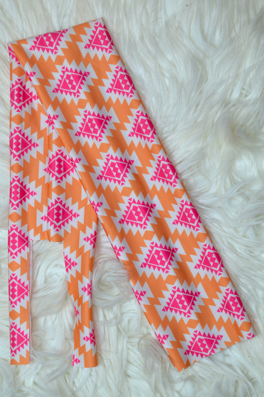 Pink Orange Aztec Tail Bag