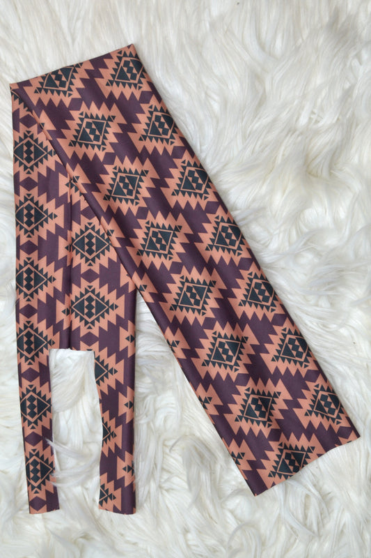 Chocolate Brown Aztec Tail Bag