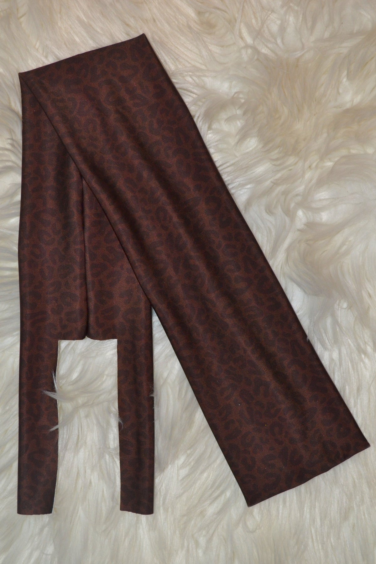 Brown Cheetah Tail Bag