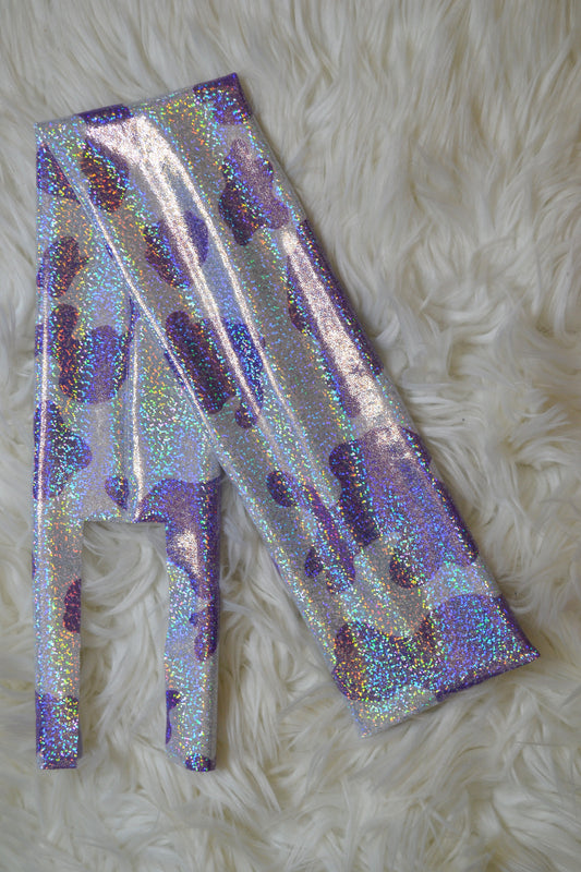 Purple Cow Tail Bag Holographic