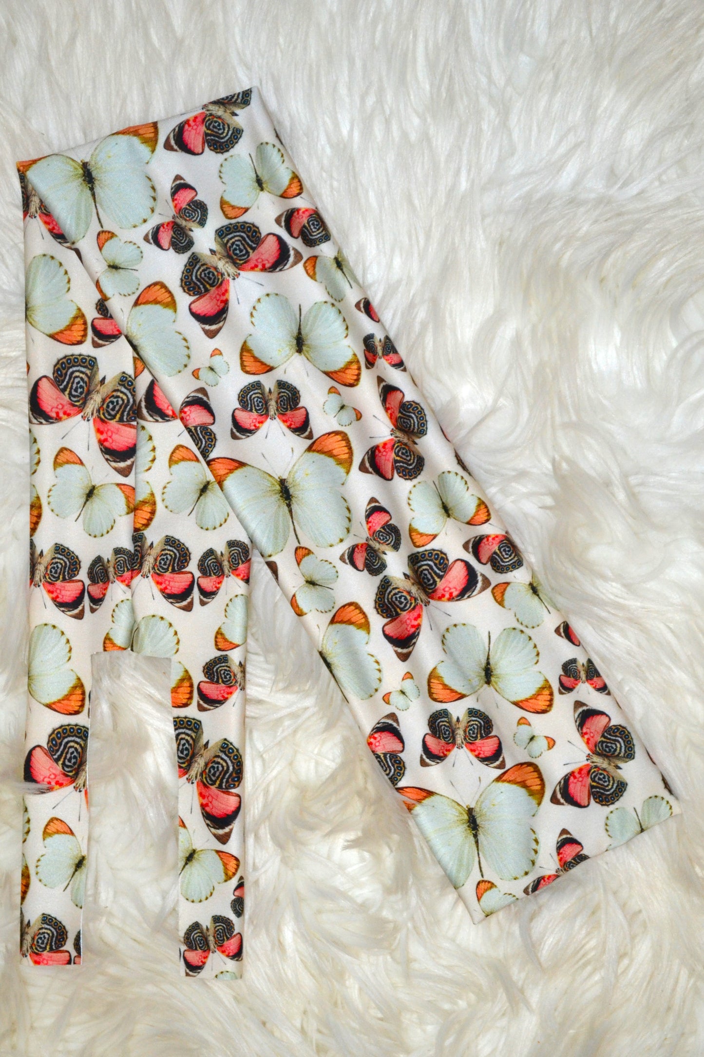Neutral Butterflies Tail Bag