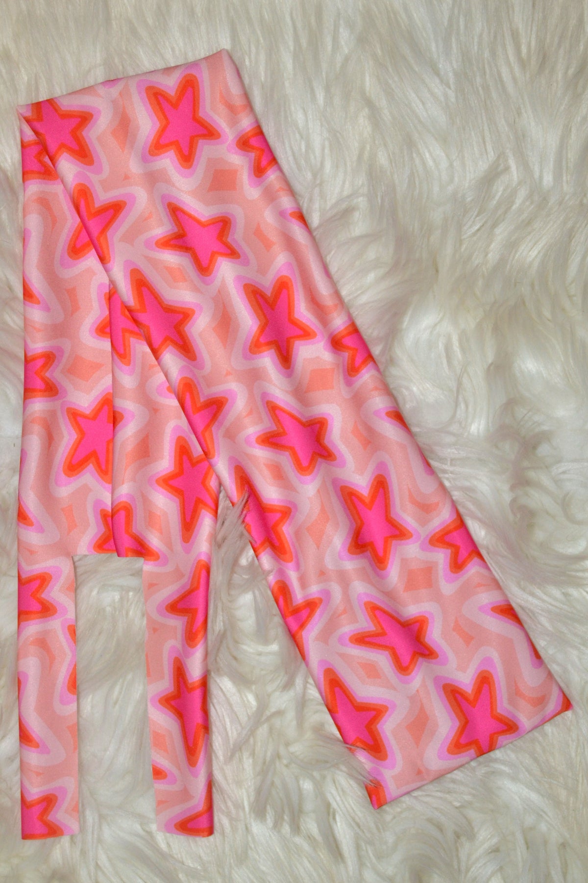 Pink Orange Stars Tail Bag