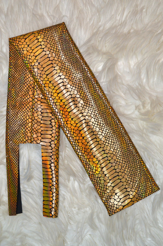 Gold Snake Tail Bag