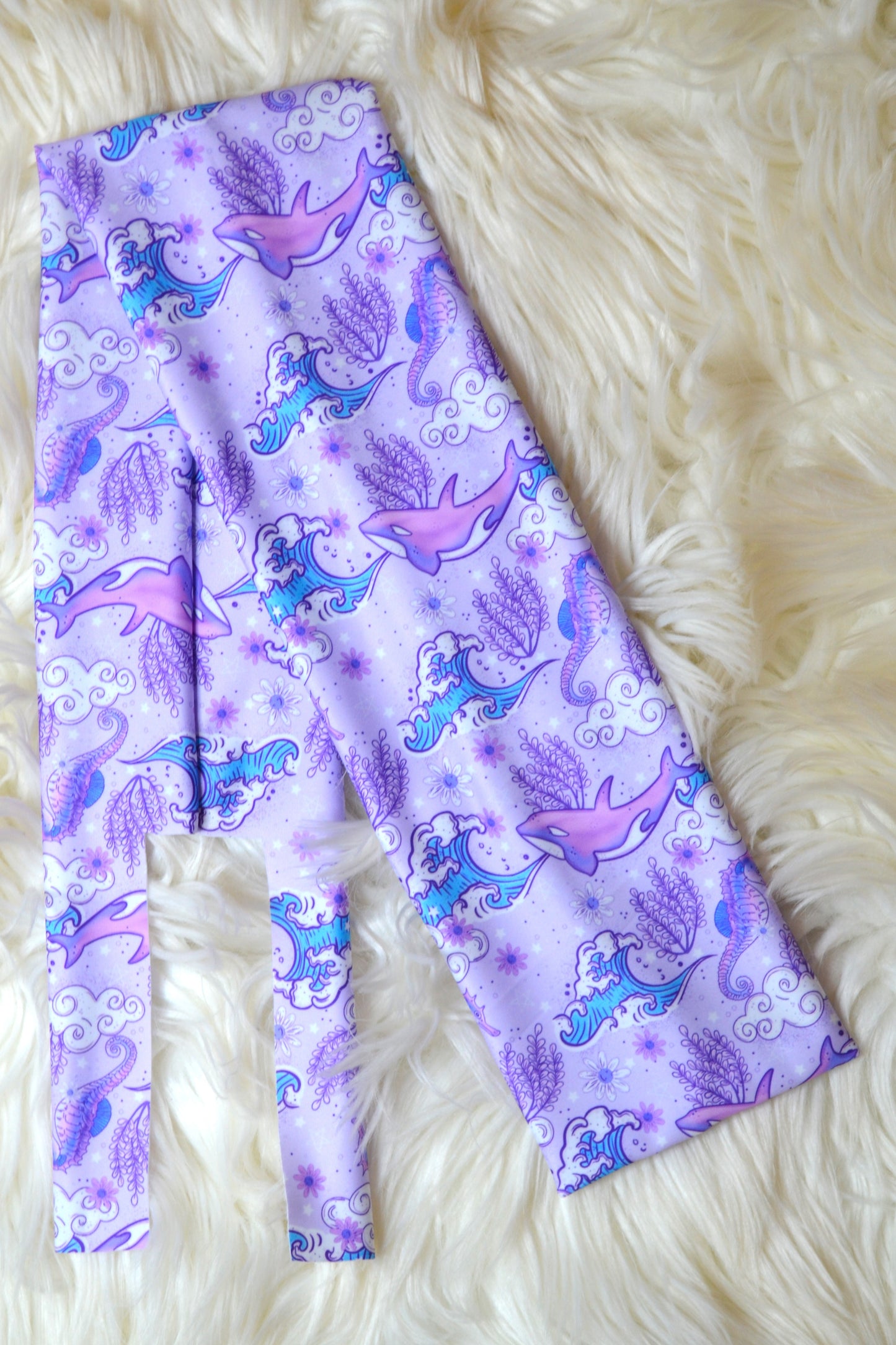 Orca and Seahorse Tail Bag