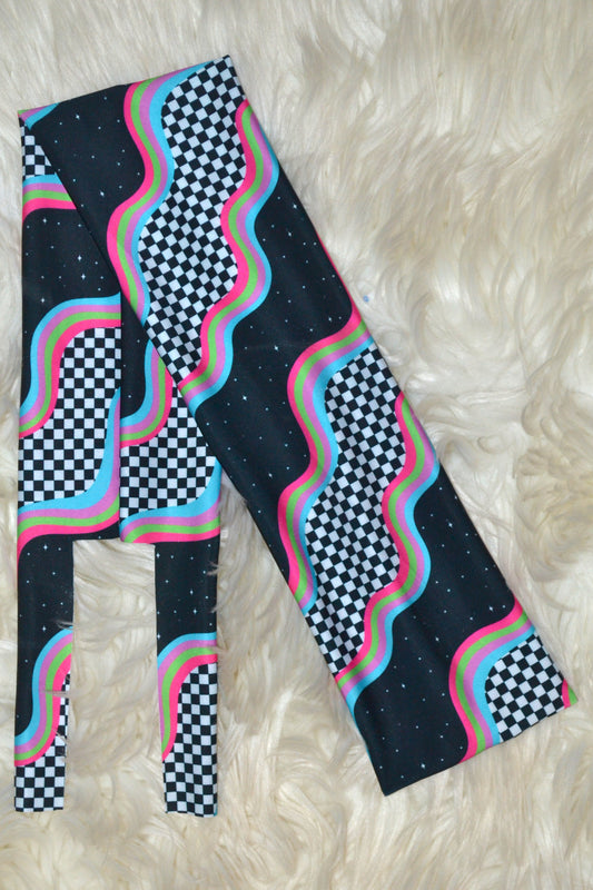 Groovy Checkered Tail Bag